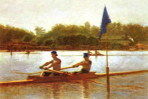 Thomas Eakins Biglen Brothers, Turning the Stake Norge oil painting art